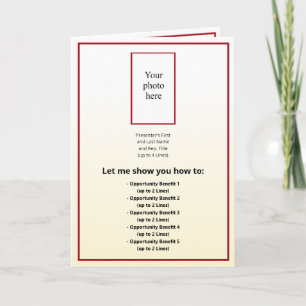 Convite Foto Burgu./Dourada Tint Gradi. BOM Híbrido