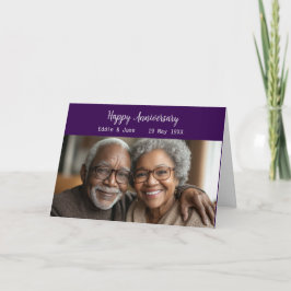 Convite Foto de aniversário de aniversário do EggPlant