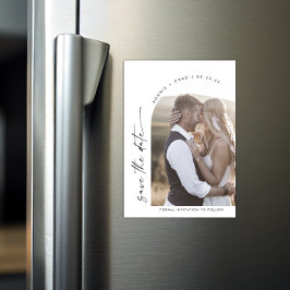 Convite Foto de casamento do Arch Modern Boho: Salve a dat