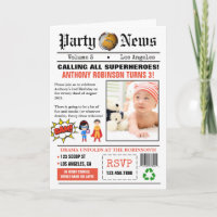 Foto de Festa de aniversário dos super-heróis do j