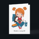 Convite Foto de Festa de Jogos Noturnos<br><div class="desc">convite de aniversário de meninas de jogos de vídeo personalizável para suas especificações.</div>