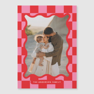 Convite Foto de Natal mínima do controlo moderno das ondas