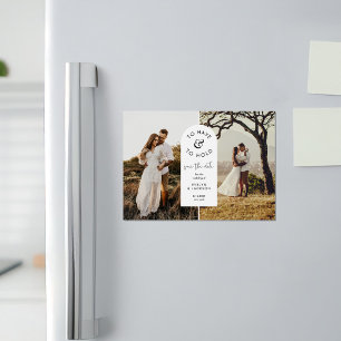 Convite Foto de STELLA Moderno Casamento Salve a Data