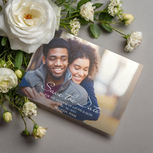 Convite Foto divertida Joyful Casamento Salve a Data