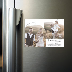 Convite Foto do Arch 2 do Modern Boho Salva a Data