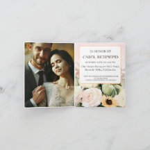 Foto do Chá de panela floral de outono branco