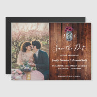 Foto do monograma de madeira Rústica Mason jar Sal