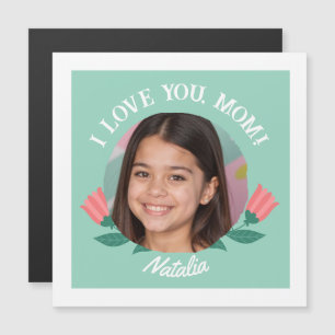 Convite Foto Personalizada Dia das Mães Eu Te Amo