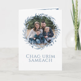 Convite Foto Personalizada do Festival de Luz Feliz Hanukk