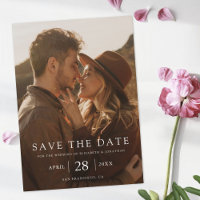 Foto personalizada simples e elegante Salvar o cas
