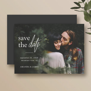 Convite Foto simples e moderna Casamento Salve a Data