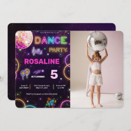 Convite Fotográfico Dance Birthday