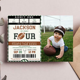 Convite Fotográfico de Aniversário do Futebol