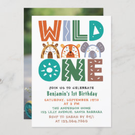 Convite Fotográfico de Aniversário do Wild One