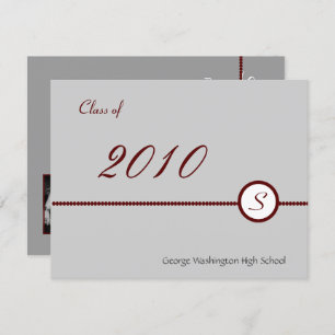 Convite Fotográfico de Cinzas e Escarlate