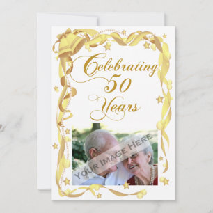 Convite Fotográfico de Festa de 50 Anos