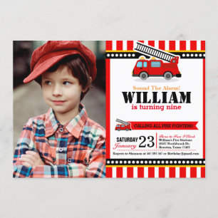 Convite Fotográfico de Festa de aniversário do M