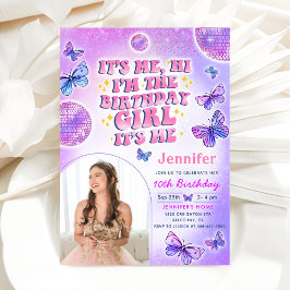 Convite Fotográfico de Festa de aniversário Eras R