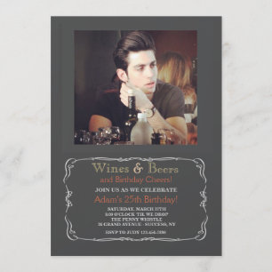 Convite Fotográfico de Festa de Cerveja