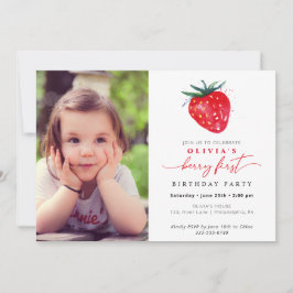 Convite Fotográfico de Primeiro Aniversário de Mor