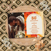 Convite Fotográfico do 50º Aniversário do Casament