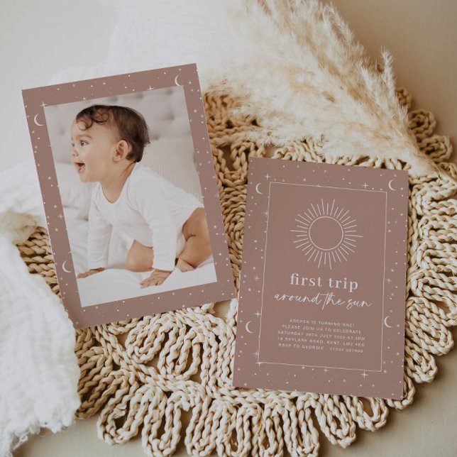 Convite Fotográfico do primeiro aniversario Terrac (Criador carregado)