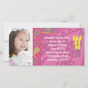 Convite Fotográfico Paisley Birthdy