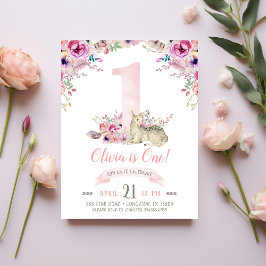 Convite Fotográfico para a Primeira Festa de anive