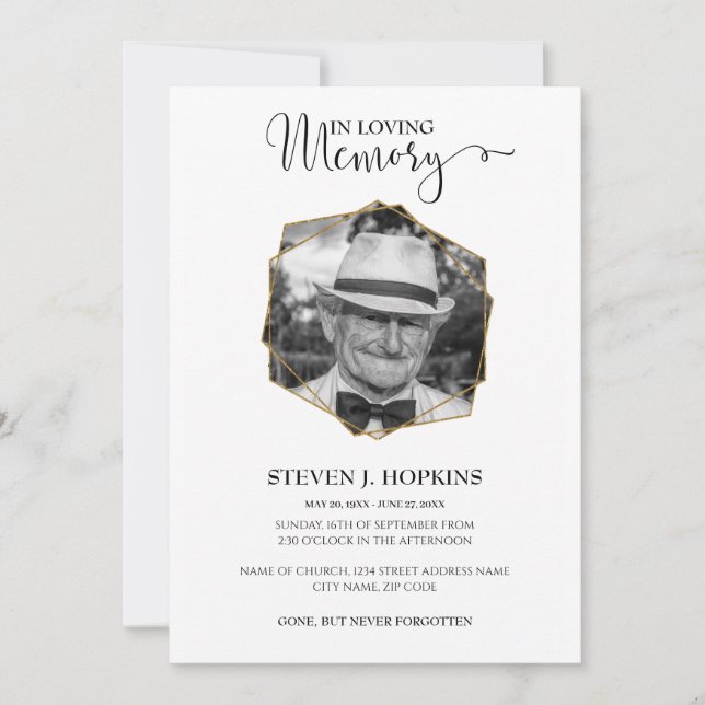 Convite Fotográfico para Anúncio do Serviço de Mem (Frente)