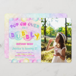 Convite Fotográfico para bolhas