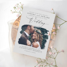 Convite Fotográfico para Casamento de Na moda Mode