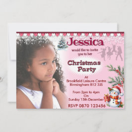 Convite Fotográfico para Festas de Natal para Meni