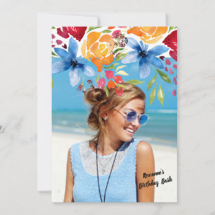 Convite Fotográfico para Flores de Verão