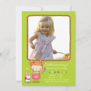 Convite Fotográfico para Garota de Aniversário D