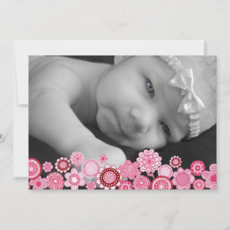 Convite Fotográfico para garotas Baptism Christeni