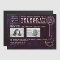 Fotos engraçadas da infância salvam o telegrama da