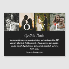 Convite Fotos Personalizadas 4 Pretas Elegantes Para Casam