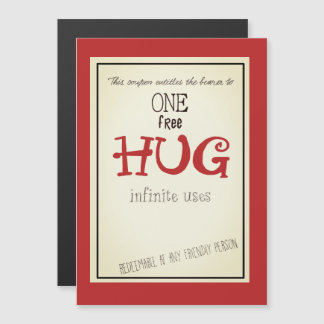 Convite free hug coupon,