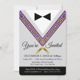 Convite Freemason - Grande Mestre Masonic Jewel