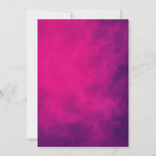 Convite Fumaça Rosa Neon – Personalizável
