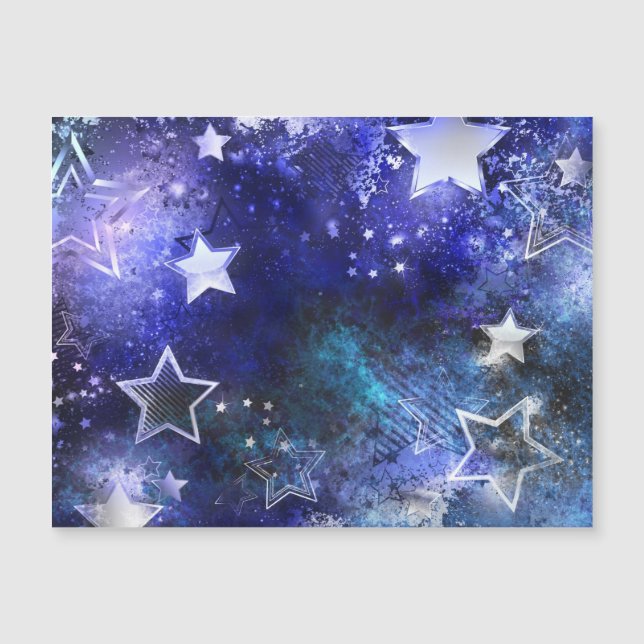 Convite Fundo Espacial com Estrelas (Frente)