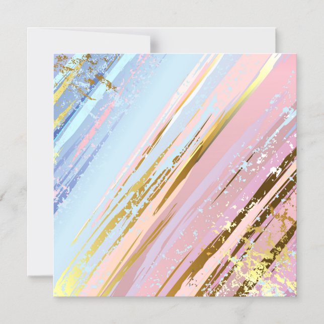 Convite Fundo Rosa Texturizado (Frente)