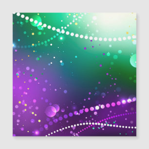 Convite Fundo Roxo Festivo de Carnaval