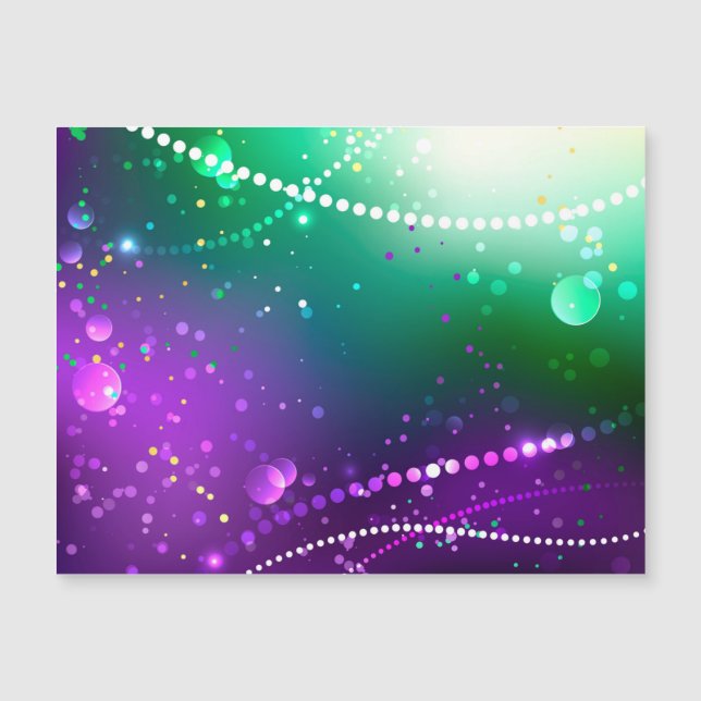 Convite Fundo Roxo Festivo do Carnaval (Frente)