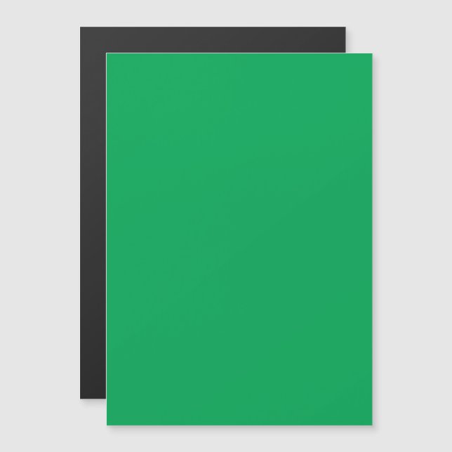 Convite Fundo Verde Sólido (Frente/Verso)