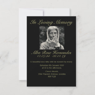 Convite Funeral