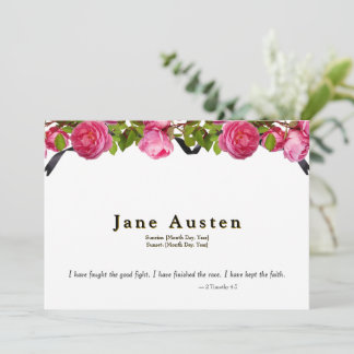 Convite Funeral - Editável