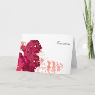 Convite Funky Flora - Invitation