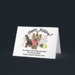 Convite Funny Yorkshire Terrier Pet Dog Birthday Card<br><div class="desc">Engraçado Yorkshire Terrier Pet Dog e Rosquinhas Aniversário Hora de comer rosquinhas! Este cartão de aniversário engraçado apresenta o seu cachorro Yorkie favorito todo escondido no chapéu dele, mastigando seu estoque de rosquinhas de aniversário. Sprinkles voando em todo lugar, e seu filhote já tem uma rosquinha na boca e dois...</div>