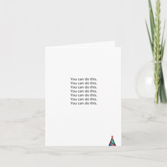 Convite Funny You Can Do This Kids Birthday Party (Frente)